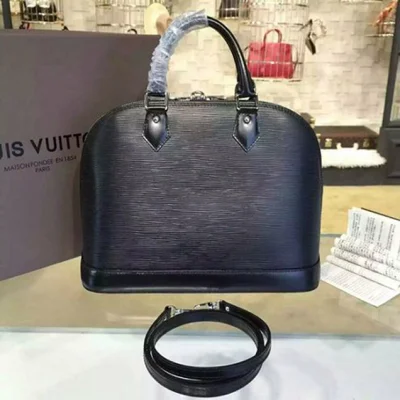Сумка Louis Vuitton Alma PM M40302 Epi Leather "Black" фото № 4