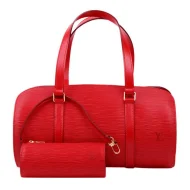 Сумка Louis Vuitton Soufflot Bag M52222 Epi Leather "Red"