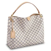 Сумка Louis Vuitton Graceful MM N42232 Damier Azur Canvas Beige "White"