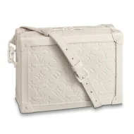 Сумка Louis Vuitton Soft Trunk M53287 Monogram Empreinte Leather "White"