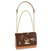 Сумка Louis Vuitton Twist MM M44408 Monogram Canvas "Brown"