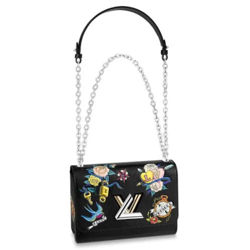Сумка Louis Vuitton Twist MM M52897 Epi Leather "Black"