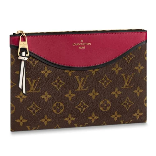 Клатч Louis Vuitton Pochette Tuileries M63936 Monogram Canvas Bordeaux "Brown"