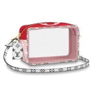 Сумка Louis Vuitton Beach Pouch M67601 Monogram Coated Canvas Pink "Red"