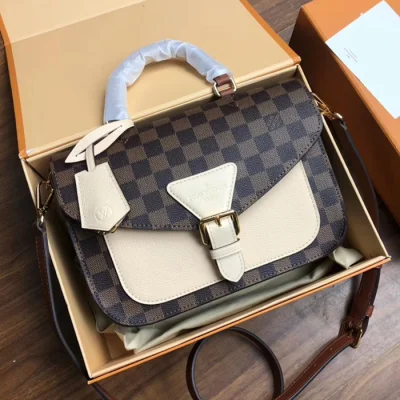 Сумка Louis Vuitton Trendy Crossbody N40148 Damier Ebene Canvas Creme Beige "Brown" фото № 2