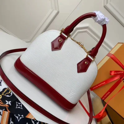 Сумка Louis Vuitton Alma BB M53589 Epi Leather "White" фото № 3