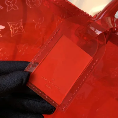 Сумка Louis Vuitton Keepall Bandouliere 50 M53274 Monogram PVC "Red" фото № 5