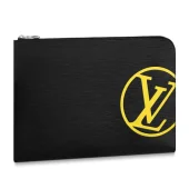 Клатч Louis Vuitton Pochette Jour GM M68198 Epi Leather "Black"