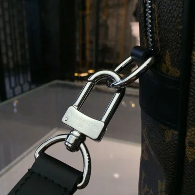 Портфель Louis Vuitton Porte-Documents Voyage PM Bag 38cm Monogram Macassar Canvas Fall Winter 2018 Collection M52005 "Brown" фото № 4