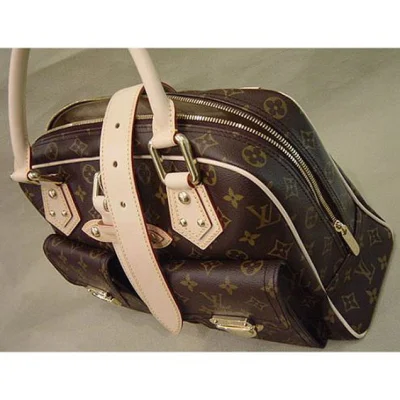 Сумка Louis Vuitton M40025 Manhattan GM Tote Bag Monogram Canvas "Brown" фото № 7