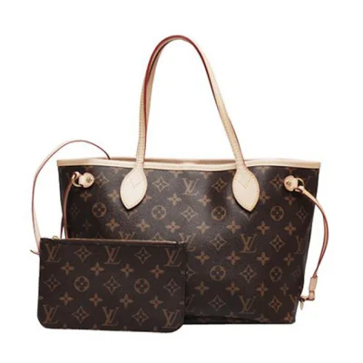Сумка Louis Vuitton M41001 Neverfull PM Shoulder Bag Monogram Canvas "Brown" фото № 2