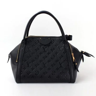 Сумка Louis Vuitton M41040 Marais MM Tote Bag Monogram Empreinte Leather "Black" фото № 2
