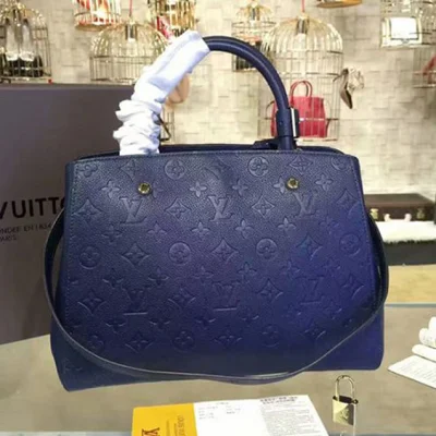 Сумка Louis Vuitton M41309 Montaigne MM Tote Bag Monogram Empreinte Leather "Navy Blue" фото № 4 Сумка Louis Vuitton M41309 Montaigne MM Tote Bag Monogram Empreinte Leather "Navy Blue" фото № 4