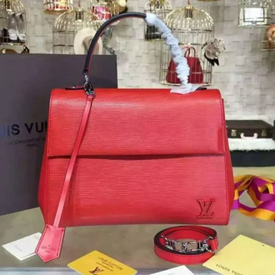 Сумка Louis Vuitton M41333 Cluny MM Tote Bag Epi Leather "Red" фото № 2
