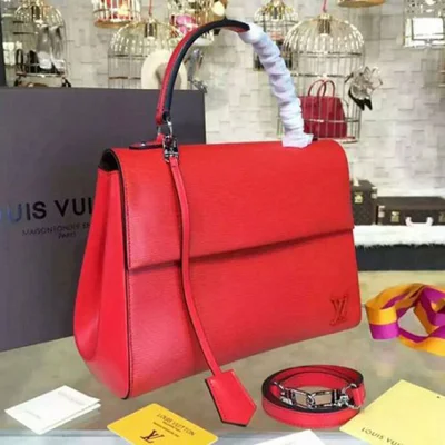 Сумка Louis Vuitton M41333 Cluny MM Tote Bag Epi Leather "Red" фото № 3