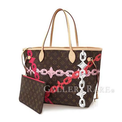 Сумка Louis Vuitton M41991 Neverfull MM Shoulder Bag Monogram Canvas "Brown" фото № 2