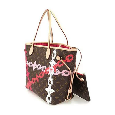 Сумка Louis Vuitton M41991 Neverfull MM Shoulder Bag Monogram Canvas "Brown" фото № 3