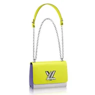 Сумка Louis Vuitton M42349 Twist MM Shoulder Bag Epi Leather "Yellow"