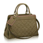 Сумка Louis Vuitton M43250 Vosges MM Tote Bag Monogram Empreinte Leather "Green"