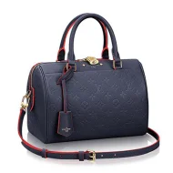 Сумка Louis Vuitton M43503 Speedy Bandouliere 30 Tote Bag Monogram Empreinte Leather "Navy Blue"