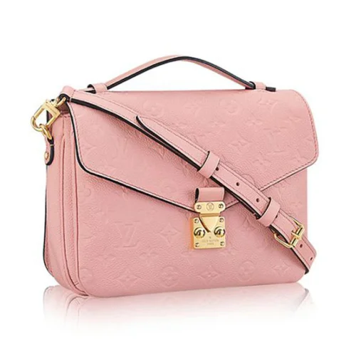 Сумка Louis Vuitton M44018 Pochette Metis Crossbody Bag Monogram Empreinte Leather "Pink"
