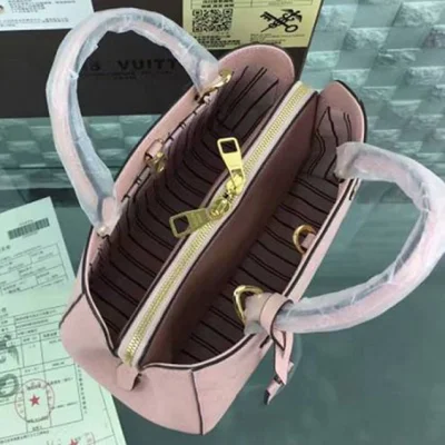 Сумка Louis Vuitton M44123 Montaigne BB Tote Bag Monogram Empreinte Leather "Pink" фото № 7