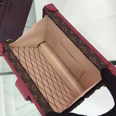 Сумка Louis Vuitton M50388 Petite Malle Crossbody Bag Monogram Canvas "Brown" фото № 8