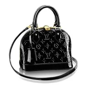 Сумка Louis Vuitton M50418 Alma BB Tote Bag Monogram Vernis "Black"