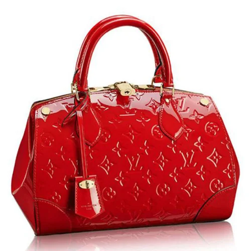 Сумка Louis Vuitton M50511 Santa Monica Tote Bag Monogram Vernis "Red"