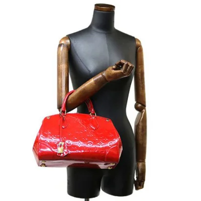 Сумка Louis Vuitton M50511 Santa Monica Tote Bag Monogram Vernis "Red" фото № 10