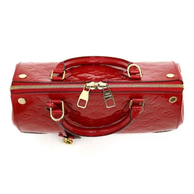 Сумка Louis Vuitton M50511 Santa Monica Tote Bag Monogram Vernis "Red" фото № 7