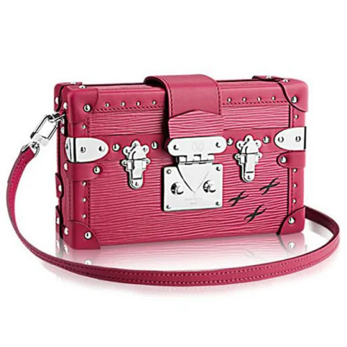 Сумка Louis Vuitton M50730 Petite Malle Crossbody Bag Epi Leather "Pink"