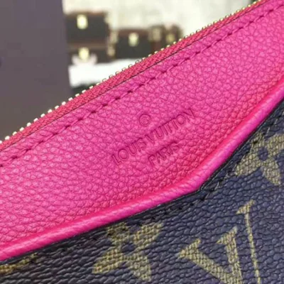 Клатч Louis Vuitton M60677 Pochette Pallas Monogram Canvas "Brown" фото № 5