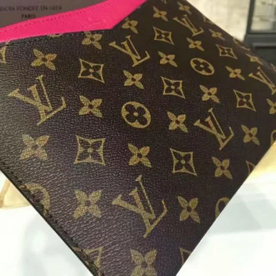 Клатч Louis Vuitton M60677 Pochette Pallas Monogram Canvas "Brown" фото № 6