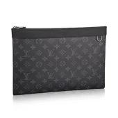 Клатч Louis Vuitton M62291 Pochette Apollo Monogram Eclipse Canvas "Black"