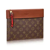 Клатч Louis Vuitton M64035 Pochette Tuileries Monogram Coated Canvas "Brown"