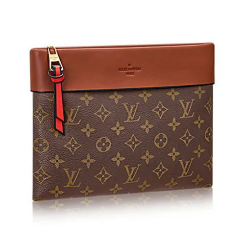 Клатч Louis Vuitton M64035 Pochette Tuileries Monogram Coated Canvas "Brown"