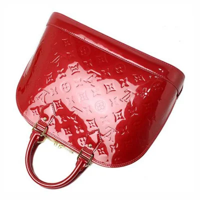 Сумка Louis Vuitton M90169 Alma PM Tote Bag Monogram Vernis "Red" фото № 4