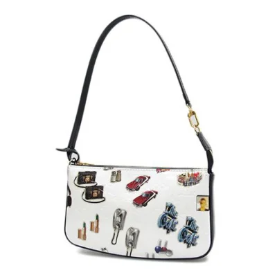 Сумка Louis Vuitton M90928 Pochette Accessoires Monogram Vernis "White" фото № 2