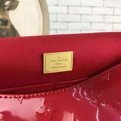 Сумка Louis Vuitton M90944 Pasadena Crossbody Bag Monogram Vernis "Red" фото № 9