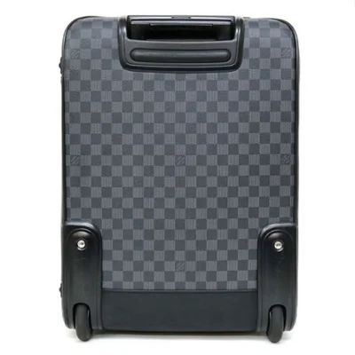 Чемодан Louis Vuitton N23299 Pegase 55 Rolling Luggage Damier Graphite Canvas "Graphite" фото № 3