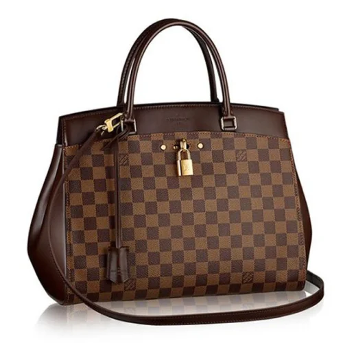 Сумка Louis Vuitton N41150 Rivoli MM Tote Bag Damier Ebene Canvas "Brown"