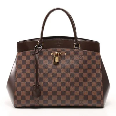 Сумка Louis Vuitton N41150 Rivoli MM Tote Bag Damier Ebene Canvas "Brown" фото № 2