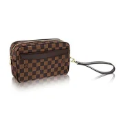 Клатч Louis Vuitton N41219 Saint Paul Clutch Damier Ebene Canvas "Brown"