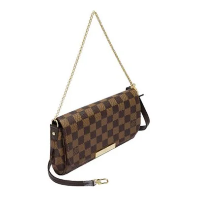 Сумка Louis Vuitton N41276 Favorite PM Damier Ebene Canvas "Brown" фото № 8 Сумка Louis Vuitton N41276 Favorite PM Damier Ebene Canvas "Brown" фото № 8