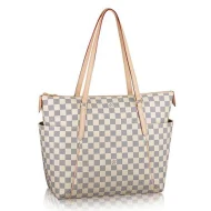 Сумка Louis Vuitton N41279 Totally MM Shoulder Bag Damier Azur Canvas "White"