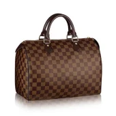 Сумка Louis Vuitton N41364 Speedy 30 Tote Bag Damier Ebene Canvas "Brown"