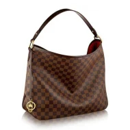 Сумка Louis Vuitton N41459 Delightful PM Hobo Bag Damier Ebene Canvas "Brown"