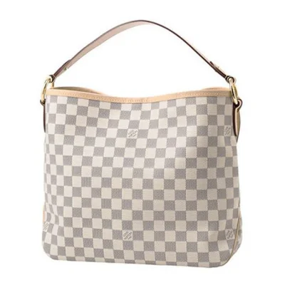 Сумка Louis Vuitton N41462 Delightful PM Hobo Bag Damier Azur Canvas "White" фото № 3