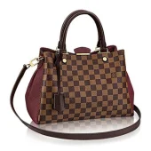 Сумка Louis Vuitton N41675 Brittany Tote Bag Damier Ebene Canvas "Brown"